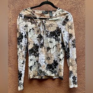 VINTAGE New York & Company Sheer Blouse